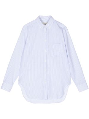 Officine Generale Vivienne striped shirt - White