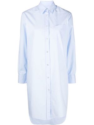 Officine Generale Vivy organic cotton shirt dress - Blue