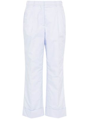 Officine Generale Willow high-waist straight trousers - Blue