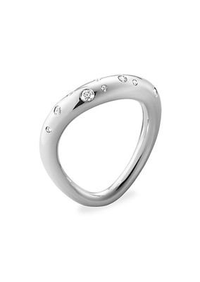 Offspring Sterling Silver & Diamond Ring