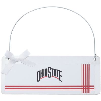 Ohio State Buckeyes #1 Fan Galvanized Sign Ornament