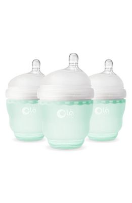Olababy 3-Pack GentleBottle 4-Ounce Baby Bottles in Mint