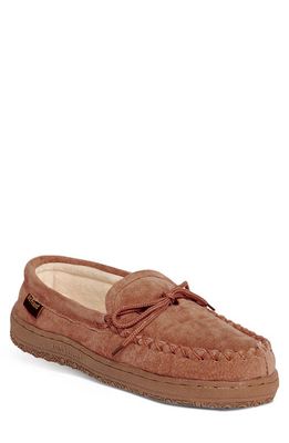 Old Friend Suede Slipper in Chestnut Leather