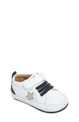 OLD SOLES Kids' Platinum Bub Sneaker in Snow /Navy /Gris /Navy Sole