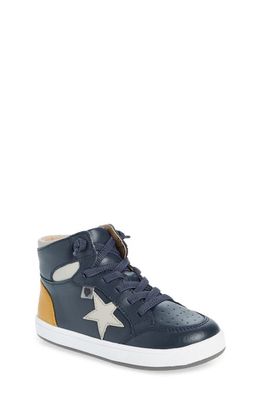 OLD SOLES Kids' Star Tracker Sneaker in Navy 