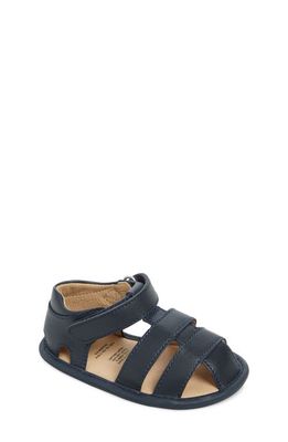 OLD SOLES Kids' Waves Fisherman Sandal in Navy /Navy Sole 