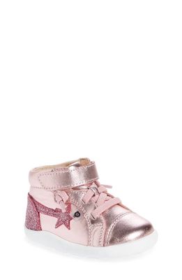OLD SOLES Parade High Top Sneaker in Pink Frost