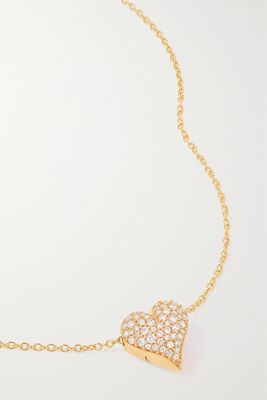 OLE LYNGGAARD COPENHAGEN - Hearts Clasp 18-karat Gold Diamond Necklace - one size