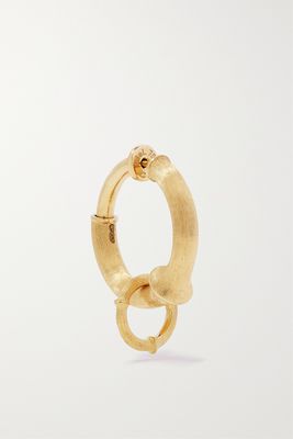 OLE LYNGGAARD COPENHAGEN - Nature Small 18-karat Gold Single Hoop Earring - one size