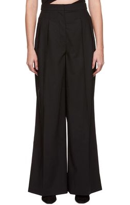 Olenich Black Pleated Trousers