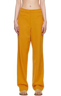 Olenich Orange Polyester Trousers