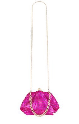 olga berg Charley Hotfix Bag in Fuchsia.