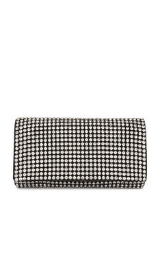 Olga Berg Mariana Crystal Clutch in Black 