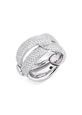 Olimpia 18K White Gold & Diamond Ring