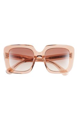 Oliver Peoples 52mm Franca Gradient Square Sunglasses in Rose