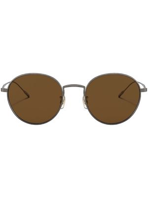 Oliver Peoples Altair round-frame sunglasses - Brown