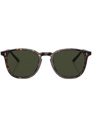 Oliver Peoples Finley round-frame sunglasses - 1741P1 Atago Tortoise
