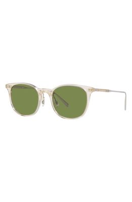Oliver Peoples Gerardo 51mm Tinted Square Sunglasses in Beige