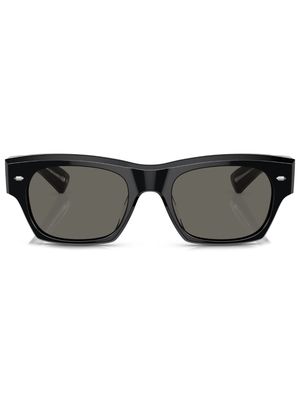 Oliver Peoples Kasdan rectangle-frame sunglasses - 1492R5 Black
