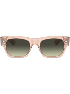 Oliver Peoples Kasdan square-frame sunglasses - 1758BH Champagne Quartz