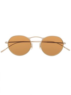 Oliver Peoples M-4 30th round-frame sunglasses - Gold