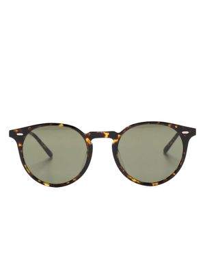 Oliver Peoples N.02 round-frame sunglasses - Brown