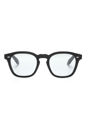 Oliver Peoples N.03 square-frame glasses - Black