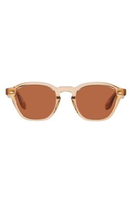 Oliver Peoples Peppe 48mm Square Sunglasses in Champagne