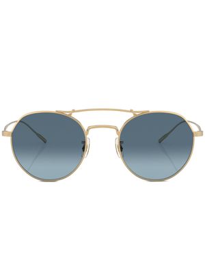 Oliver Peoples Reymont round-frame sunglasses - 5292Q8 Gold