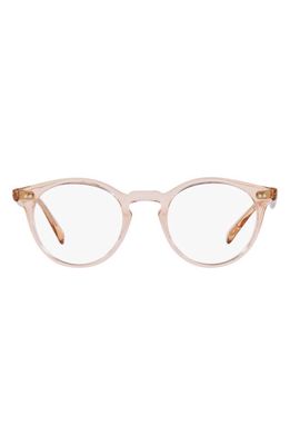 Oliver Peoples Romare 48mm Phantos Optical Glasses in Rose Gold
