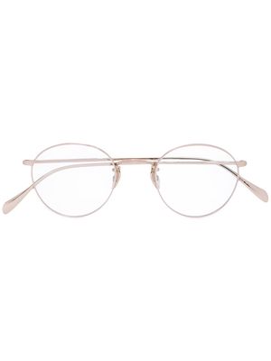 Oliver Peoples round frame glasses - Metallic