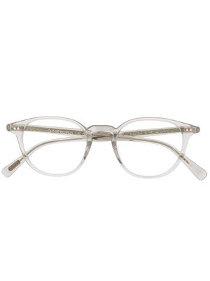 Oliver Peoples round frame glasses - White