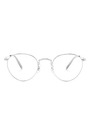 Oliver Peoples round-frame titanium glasses - Silver