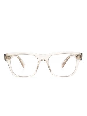 Oliver Peoples transparent-design square-frame glasses - White