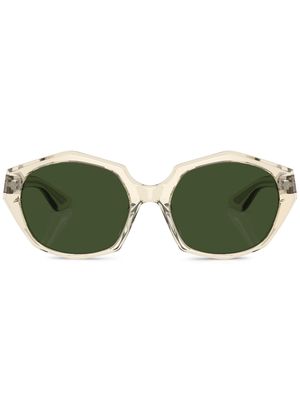 Oliver Peoples transparent oversize-frame sunglasses - 109471 Buff