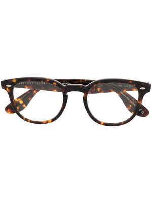 Oliver Peoples wayfarer-frame sunglasses - Brown