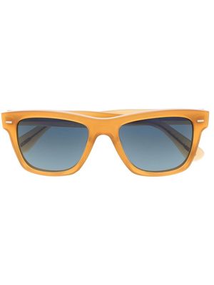Oliver Peoples wayfarer-frame tinted sunglasses - Brown