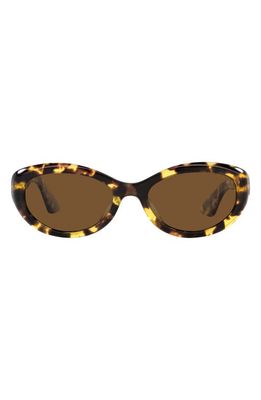 Oliver Peoples x KHAITE 1969C 53mm Oval Sunglasses in Dark Tortoise