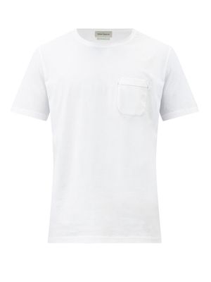 Oliver Spencer - Oli Patch-pocket Organic-cotton Jersey T-shirt - Mens - White