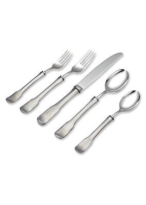 Olivia 5-Piece Pewter Flatware Set