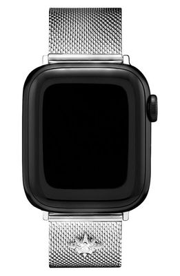 Olivia Burton Celestial Mesh 20mm Apple Watch Watchband in Silver