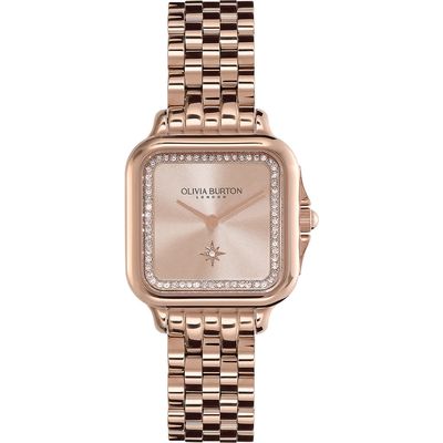 Olivia Burton Grosvenor Bracelet Watch, 28mm in Blush 