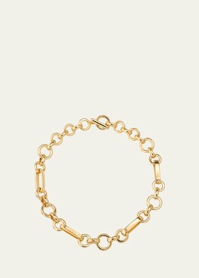 Olivia Gold Oval Chain Link Necklace