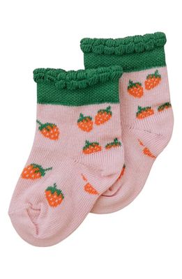 Olivia J Kids' Berry Fun Ankle Socks in Pink