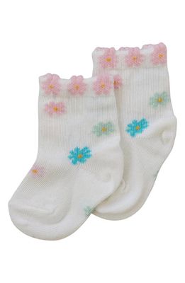 Olivia J Kids' Summertime Coco Socks in White