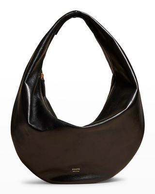 Olivia Medium Leather Hobo Bag