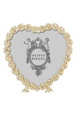 Olivia Riegel Contessa Heart Picture Frame in Gold