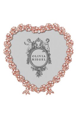 Olivia Riegel Contessa Heart Picture Frame in Rose Gold