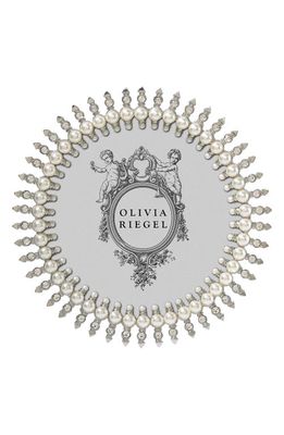 Olivia Riegel Pearl Jubilee Picture Frame in Silver