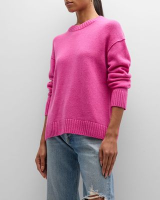 Olivia Wool-Blend Drop-Shoulder Sweater